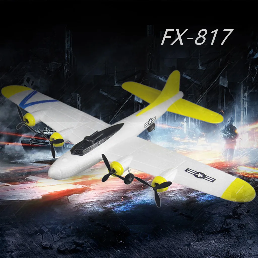 FX-817 2.4GHz 2CH wingspan EPP RC bomber simulation aircraft model toy Rugged structure control range 100-120 meters | Игрушки и хобби