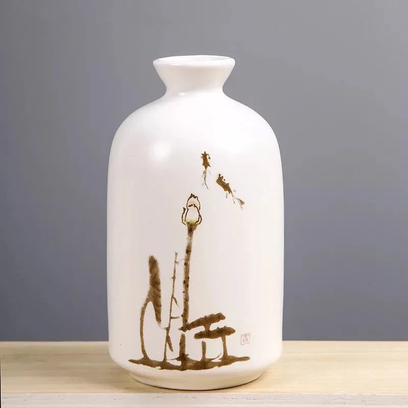 Современная бытовая ваза для рукоделия с цветочным принтом настольные цветочные