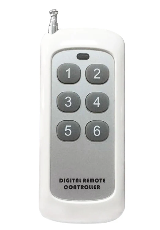 

xuanlongyuan 500M Long Range 6CH RF Transmitter 6 CH Channel RF Wireless Remote Contro ,315/433.92MHZ/ Garage Door/window/lamp