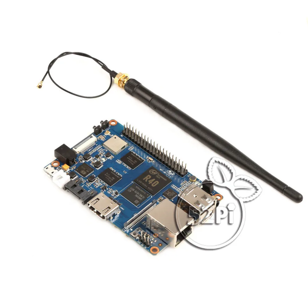 Четырехъядерный процессор банан Pi M2U 2 Гб ОЗУ с SATA Wi-Fi Bluetooth 8 eMMC одна плата 1 шт. 3 дБ |
