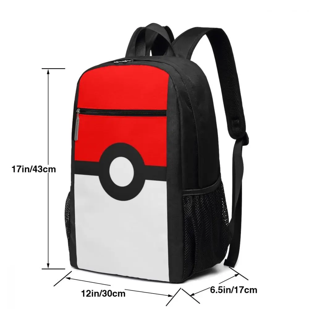 Pokeball рюкзак Pokemon Pokeball рюкзаки модные мужские-женская сумка Уличная Высокое качество мульти карман студенческий узор сумки