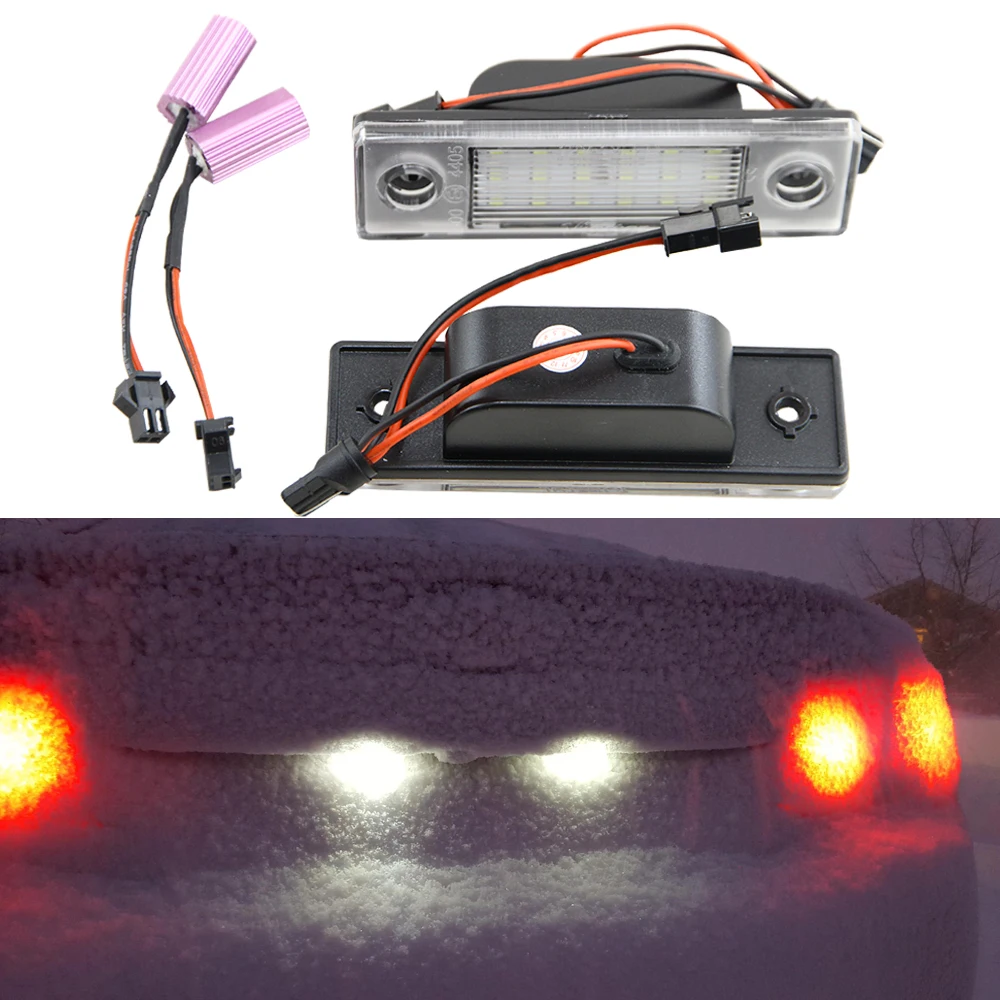 Светодиодный светильник для номерного знака 18SMD без ошибок OEM Chevrolet Cruze всех