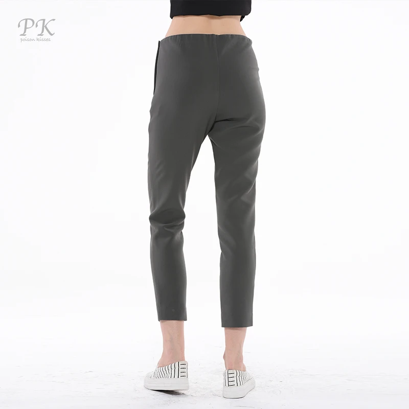 PK серые брюки капри для женщин ol Повседневные летние 2018 леггинсы femme офисные