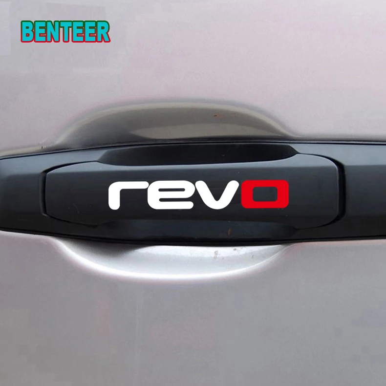 4 шт. наклейки на дверные ручки автомобиля REVO для volkswagen VW Golf 6 7 MK3 MK4 MK5 MK6 MK7 TDI R20 R32 GTI