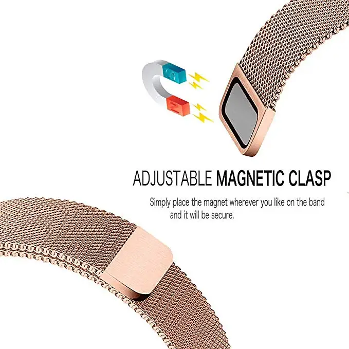 2 шт. Миланская петля ремешок для samsung Galaxy Watch активный ремешок Galaxy 42 мм ремешок для спорта S2 20 мм регулируемый ремешок из нержавеющей стали