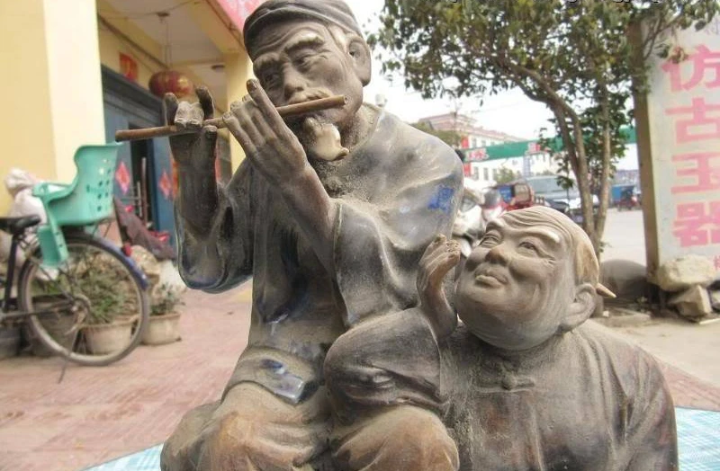 11 &quotКитайская народная керамика фарфор WUCAI любезный старый человек Пипин для