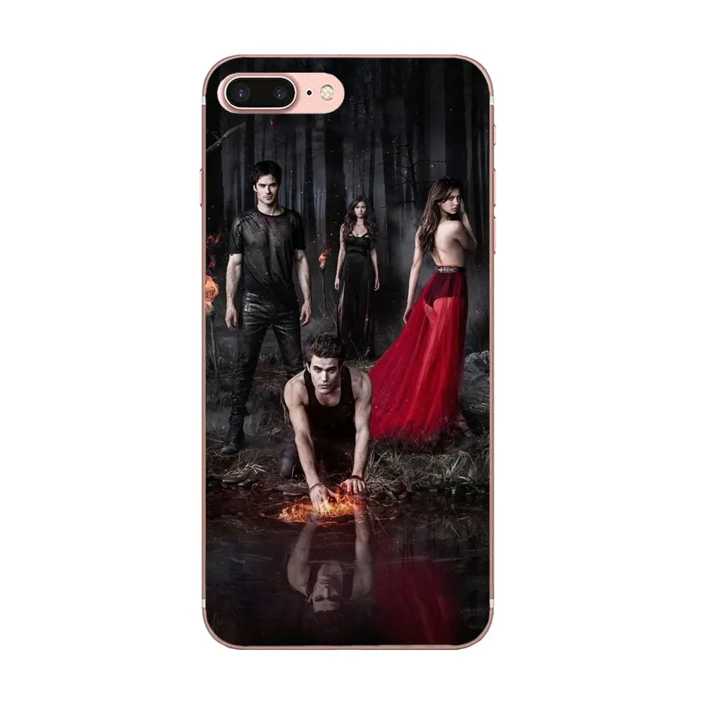 Soft Phone Case Skin Cover For Galaxy A3 A5 A7 A8 A9 A9S On5 On7 Plus Pro Star 2015 2016 2017 2018 Vampire Diaries | Мобильные