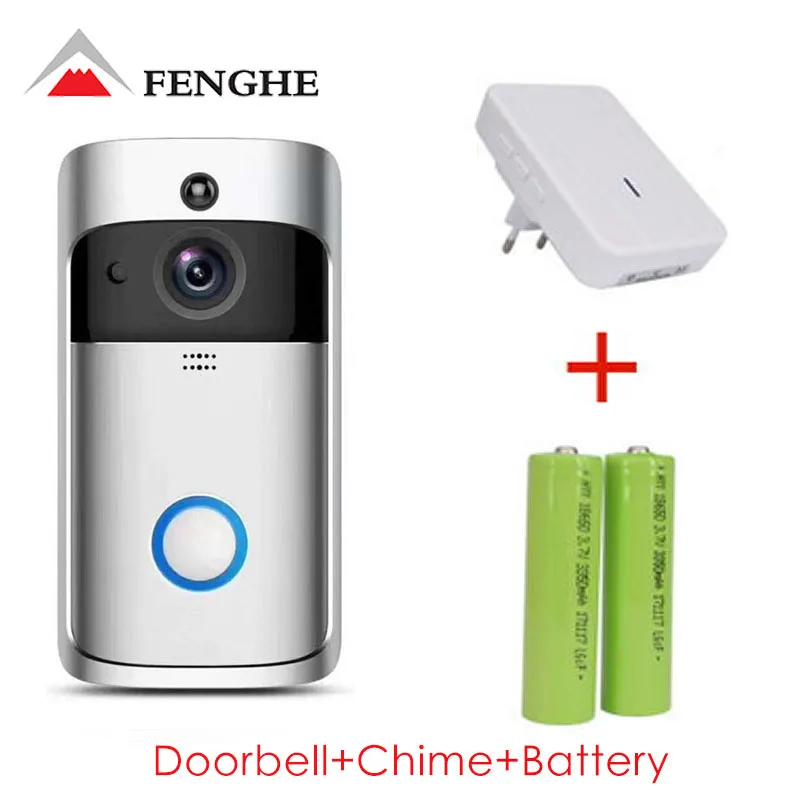 FENGHE WIFI Video Door PhoneIP Intercom Doorbell Camera For Apartments IR Alarm Wireless Security | Безопасность и защита