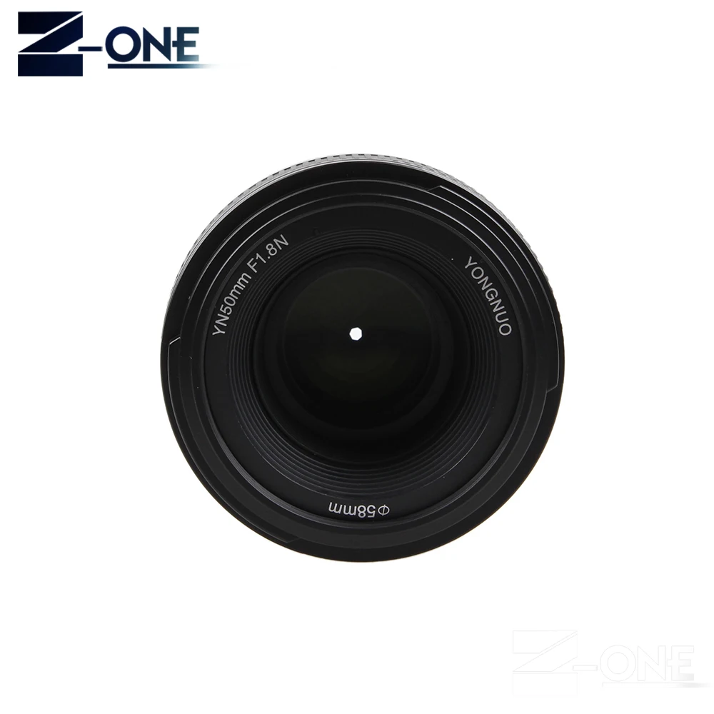 Объектив YONGNUO YN50mm F1.8 для камер Nikon большая диафрагма авто фокус объектив D800 D300 D700