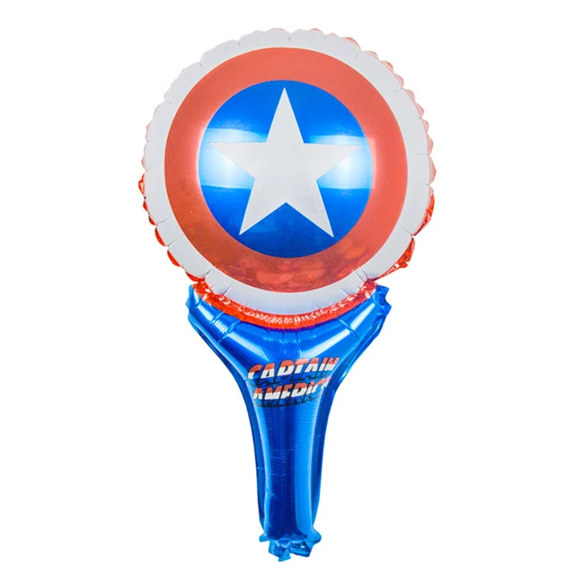 Marvel super hero Captain America Hero Superman детский шар для дня рождения игрушки палка рук