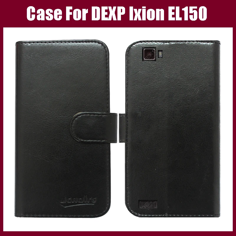Кожаный чехол-книжка для смартфона DEXP Ixion EL150 чехол зарядного устройства