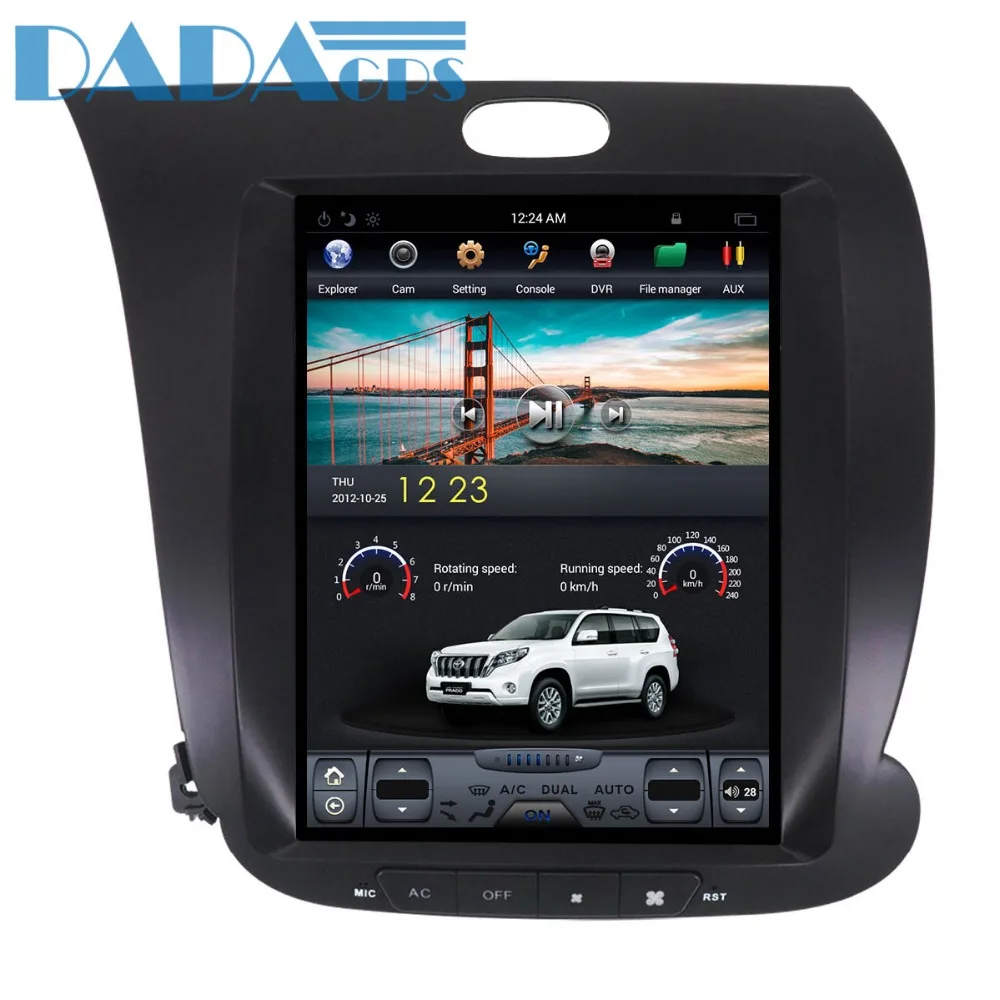 Головное устройство Tesla style Android 7 1 автомагнитола с GPS для KIA CERATO K3 FORTE 2013 2014 2015 2016 2017