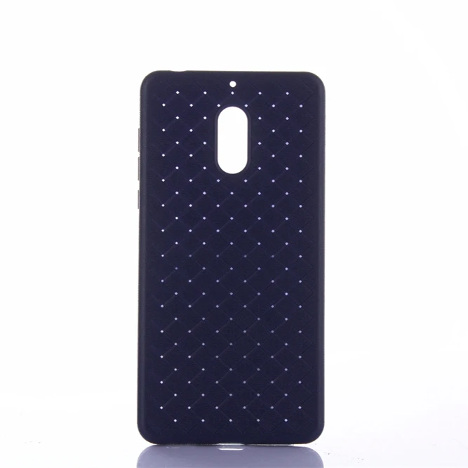 Luxury Ultra Thin Slim Grid Weave Leather Soft Silicon TPU Vintage Cover Case For Nokia 5 6 8 Nokia6 Nokia8 Nokia5 Phone Cases |