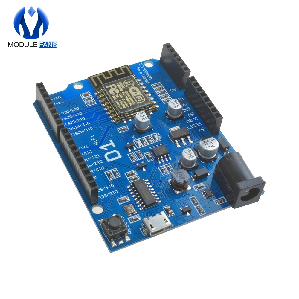 OTA WeMos D1 CH340 WiFi Беспроводная макетная плата ESP8266 ESP 12E IDE UNO R3 для ARDUINO совместимый
