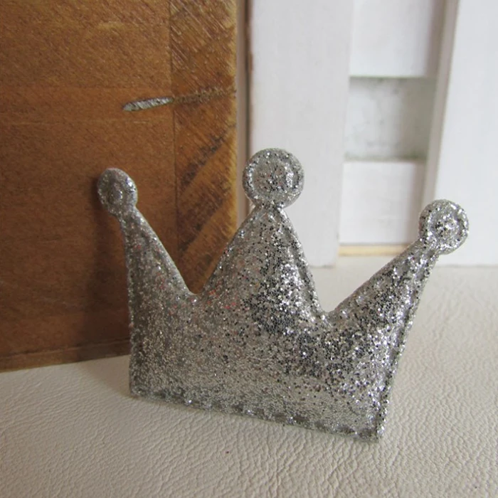 Блестящие блестящие аппликации в виде короны для одежды искусственное украшение