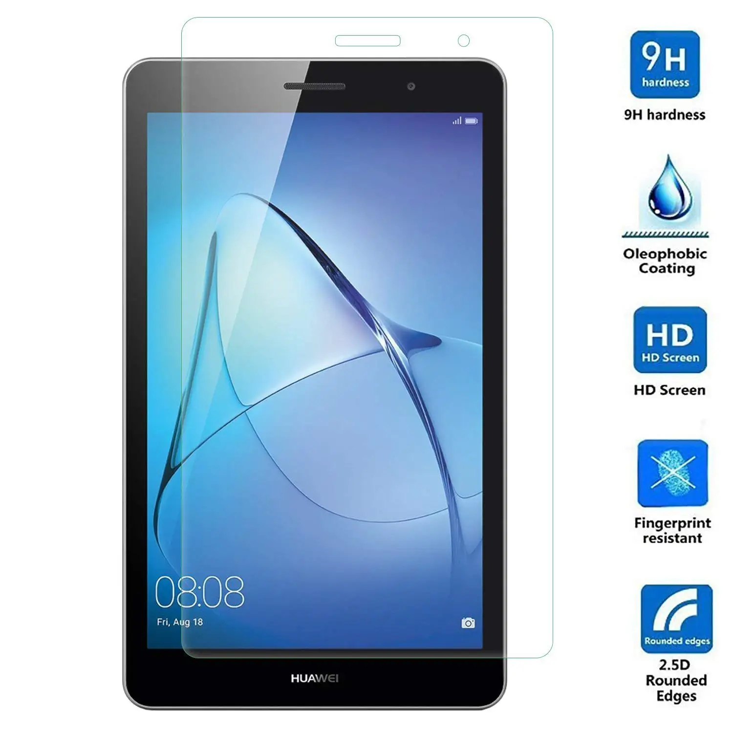Glass NOT FREE Gift Вращающийся чехол из искусственной кожи для huawei MediaPad T3 8,0 Honor Play Pad 2 KOB-L09 KOB-W09 чехол для планшета huawei T3 8,0 стекло - Цвет: Glass NOT FREE Gift