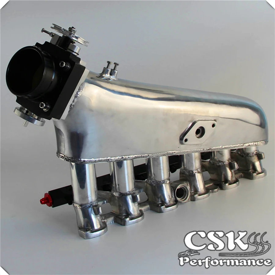 Intake Manifold Plenum +Universal VQ35TPS 80mm Throttle body Fits For BMW E30 M20 320i / 325i 1987-1991 | Автомобили и мотоциклы