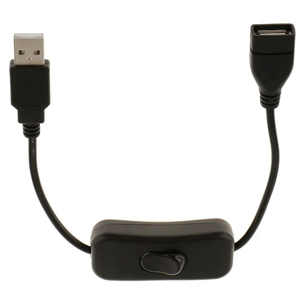 Высококачественный Удлинительный кабель USB A Male-Female с переключателем ВКЛ/ВЫКЛ |