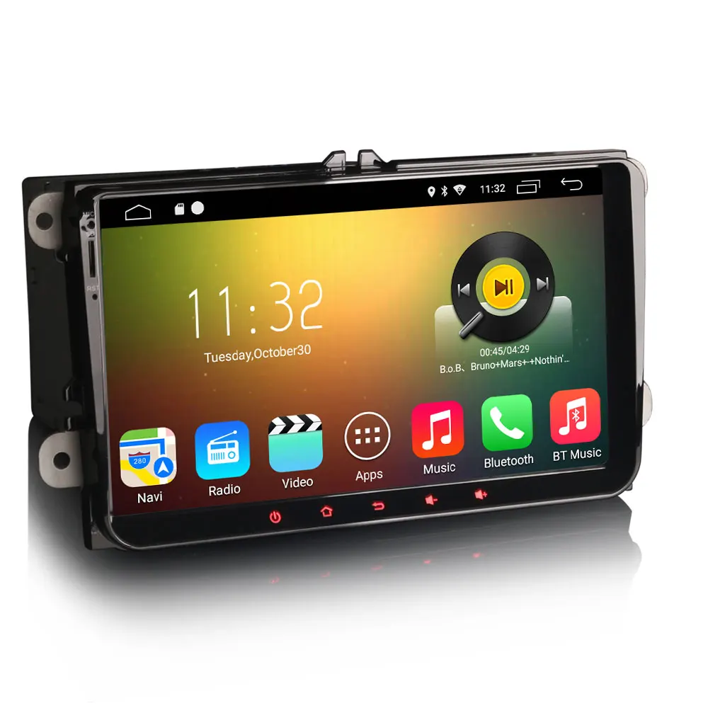 9 &quotAndroid 0 Pie OS автомобильный мультимедийный gps радио для Volkswagen Passat 2005 2014 и Scirocco MK3