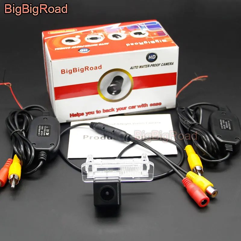 Series 3 Wireless BigBigRoad заднего вида парковочная камера для Mercedes Benz MB B класс W246 B180 B200 B220 B250 R350 R500 ML350 W203 E класс W210 - Название цвета: Series 3 Wireless