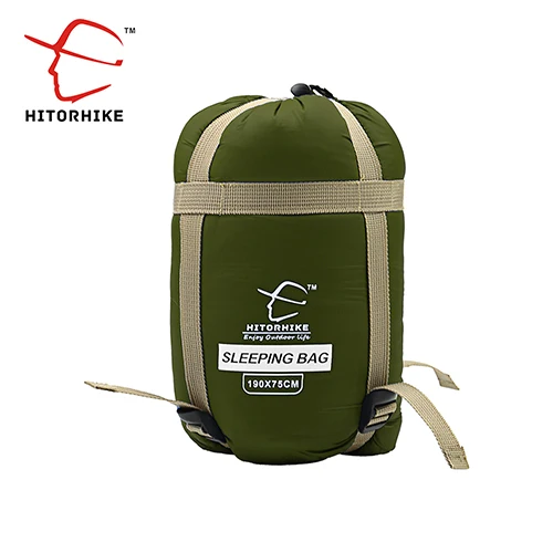 green Hitorhike, 75x190 см, мини, для улицы, ультралегкий конверт, спальный мешок, ультра-маленький размер, для кемпинга, туризма, альпинизма, костюм, 3 сезона - Цвет: green