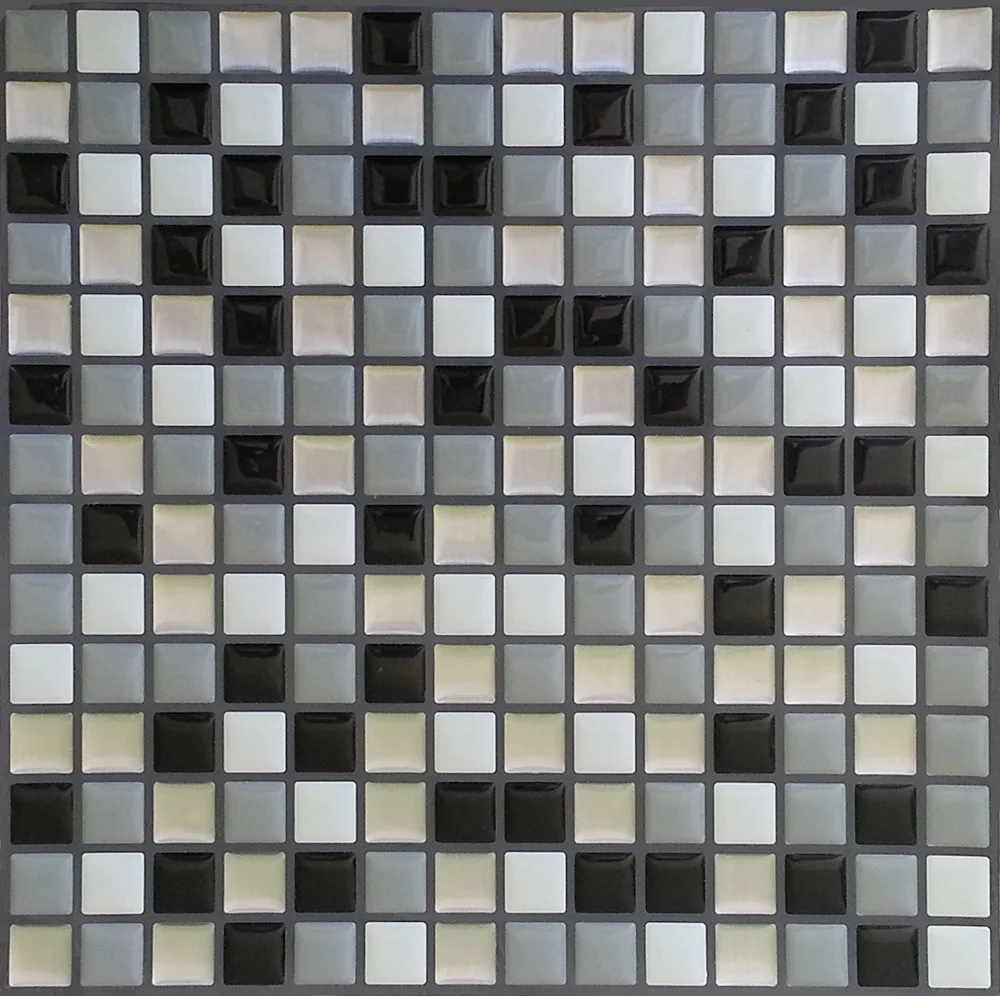 Плитка Backsplash для кухни Мраморная квадратная плитка клейкая виниловая настенная