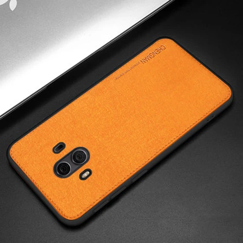 Yellow Ультратонкий Мягкий ТПУ силиконовый матовый чехол для телефона для huawei mate 10 Pro P10 20 винтажный Матовый Бизнес-чехол противоударный - Цвет: Yellow