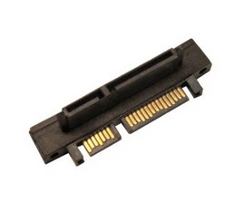 90 градусов L тип 7 + 15pin 22P SATA адаптер конвертер Jack Разъем папа к женскому черный|sata