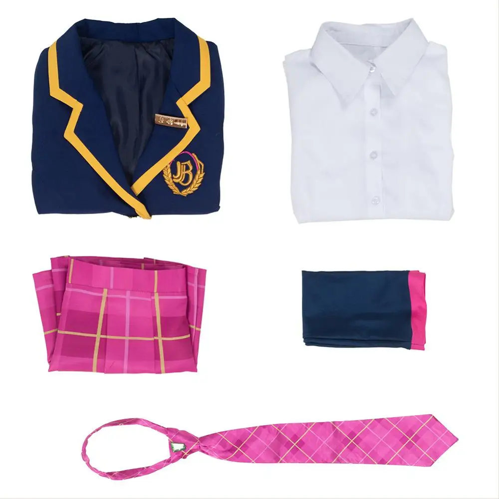 OW DVA Costume D.VA Hana Song Cosplay 3th Anniversary Suit Dress Outfit Halloween Carnival School Uniform Women Girls | Тематическая