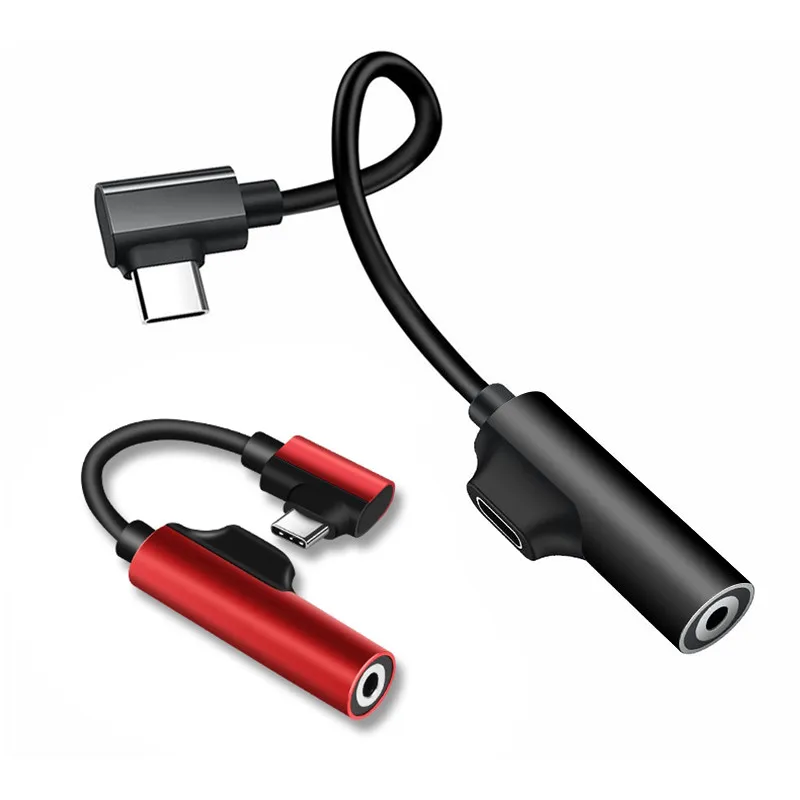 2 в 1 Usb type C адаптер зарядное устройство аудио кабель type-C до 3,5 мм разъем для наушников вспомогательный конвертер для samsung Note9 Xiaomi htc huawei