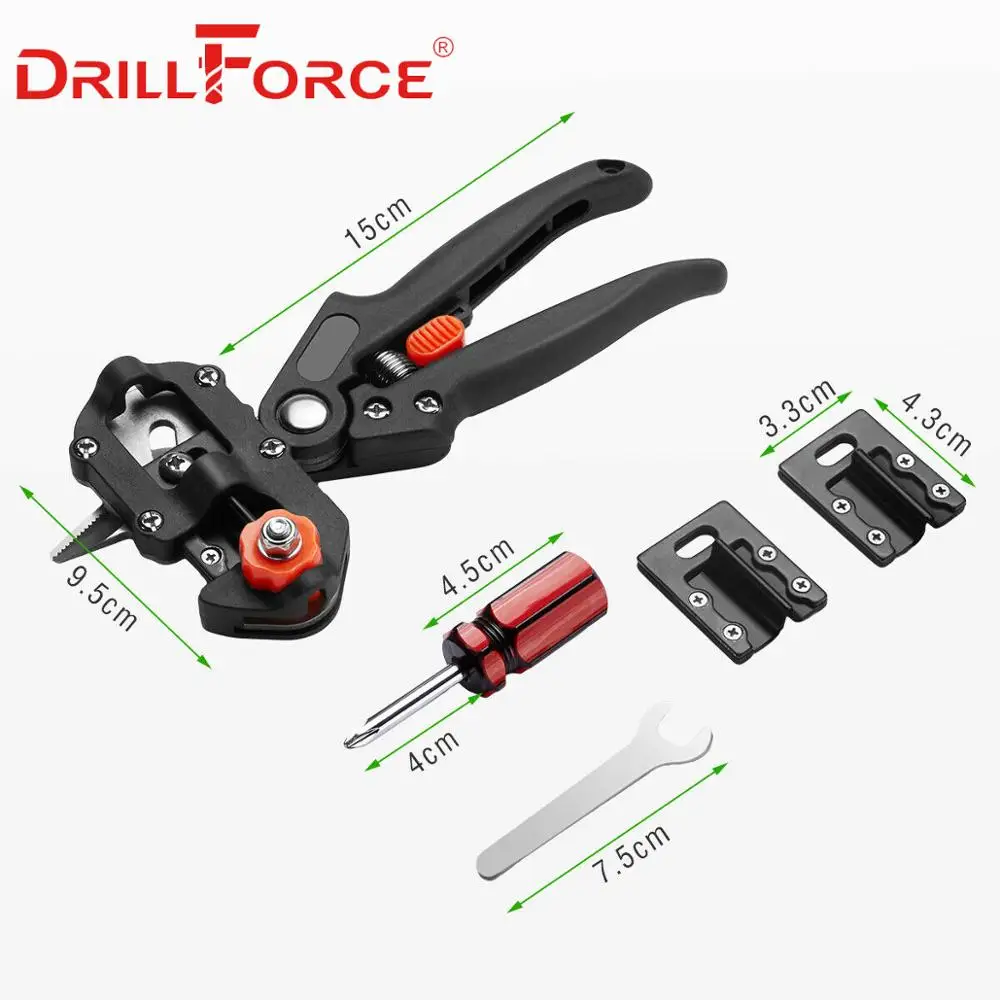 Drillforce садовые инструменты прививочный секатор измельчитель вакцинация резка
