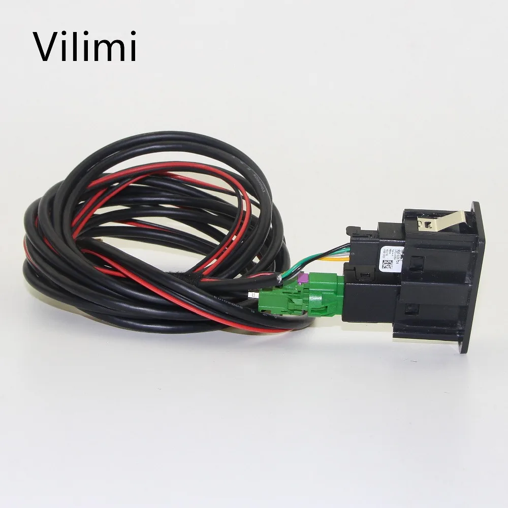 1 компл. новый автомобиль AUX и USB Подключите коммутатор адаптер жгута проводов