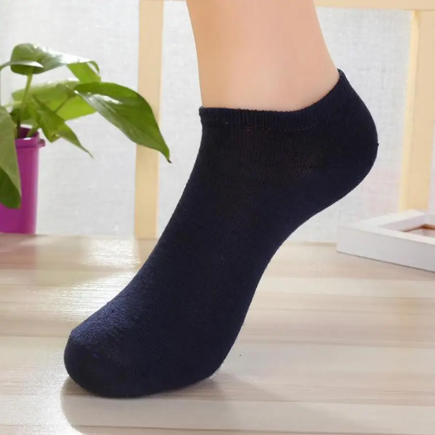Мужские носки Chaussettes хлопковые короткие башмачки с невидимыми носками теплые