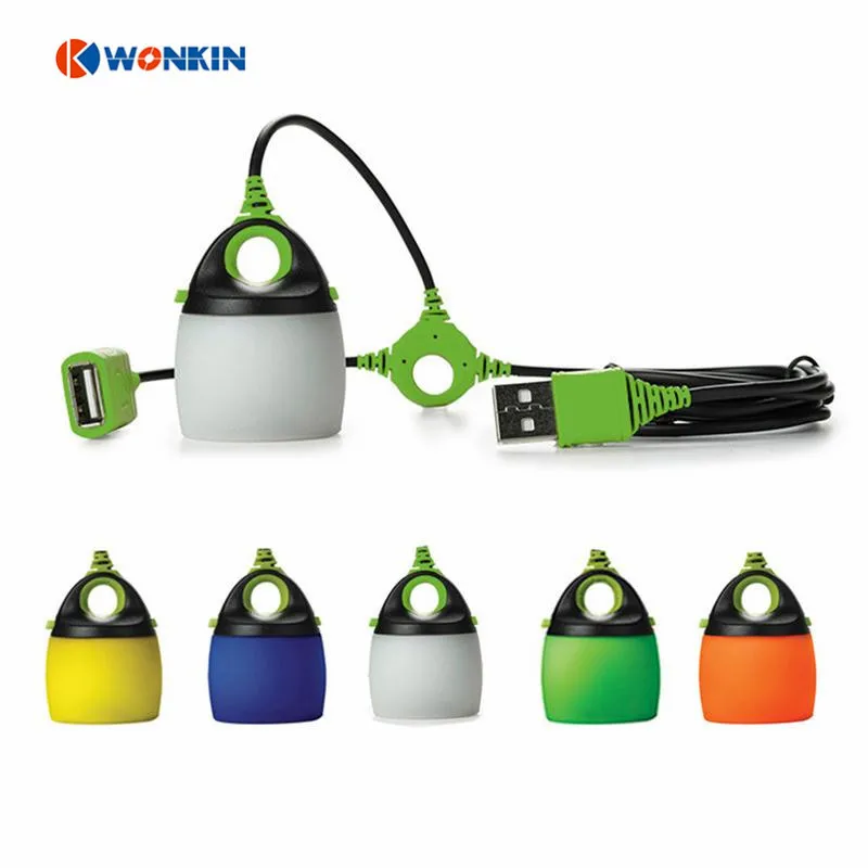 Портативный светодиодный фонарь с питанием от USB светильник для палатки