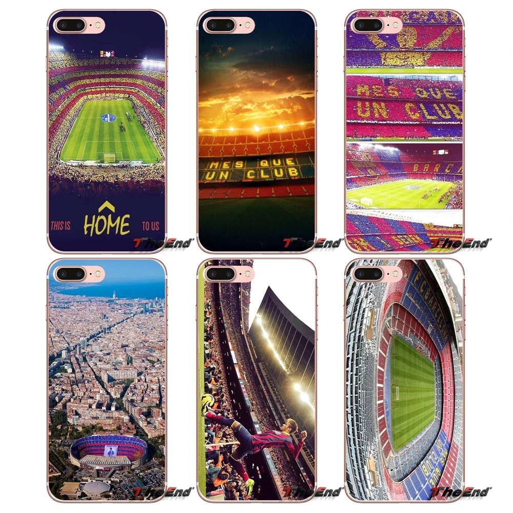 Barcelona Spain Estadio Camp Nou Soft Case For Sony Xperia M2 M4 M5 E3 T3 XA Aqua Z Z1 Z2 Z3 Z5 compact LG G4 G5 G3 G2 Mini | Мобильные