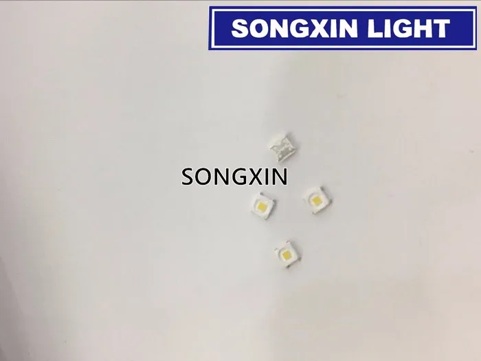 100 шт. специальная светодиодная подсветка флип чип LED 1 5 Вт 3 в 3228 2828 SPBWH1322S1KVC1BIB