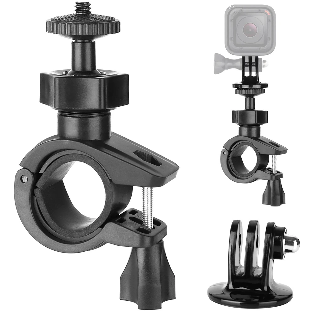 Кронштейн для экшн камеры MINIFOCUS велосипедный зажим круглой формы GoPro Hero 9 8 7 6 5 4 hero