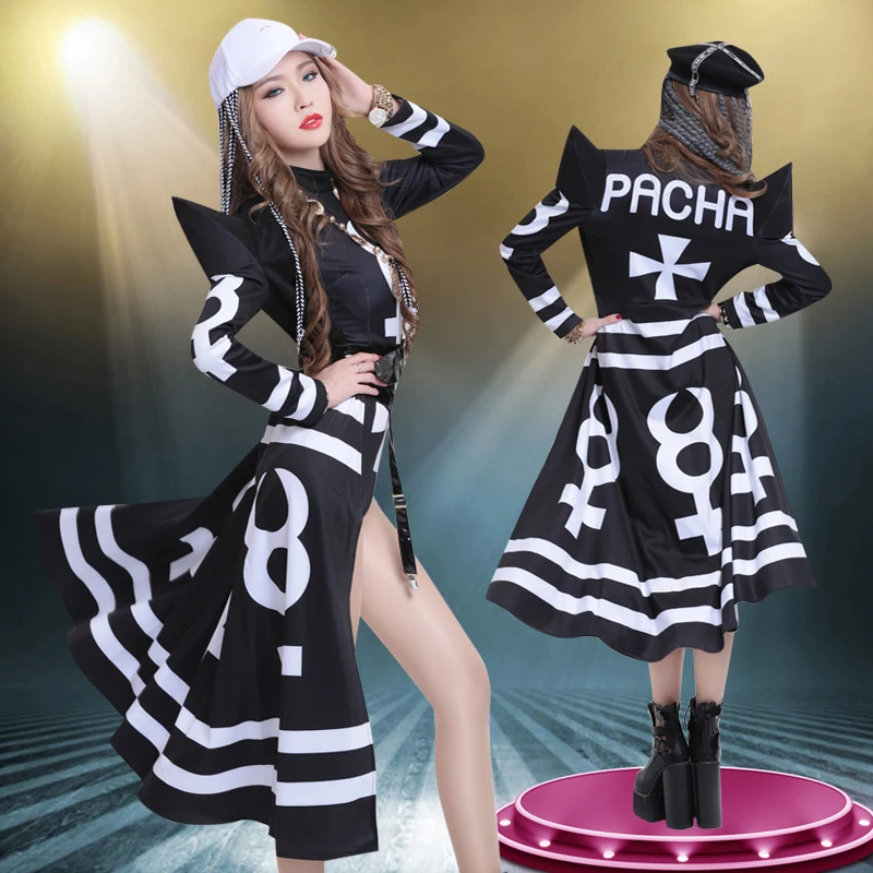 new bar ds costumes hip-hop singer performing jazz dance club clothes | Тематическая одежда и униформа