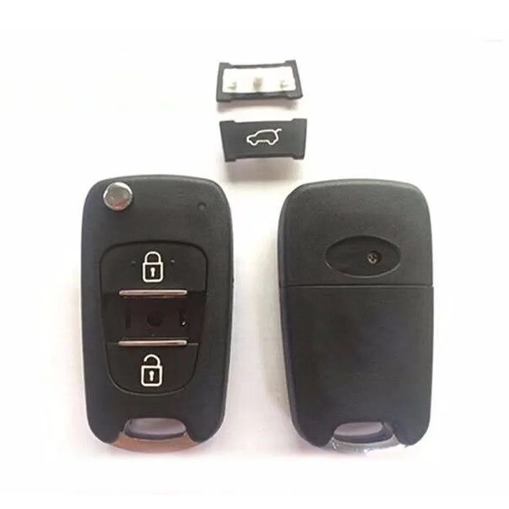 Корпус для автомобильного ключа OkeyTech чехол Kia Rio 3 K2 K5 Ceed Cerato Sportage кнопки складной