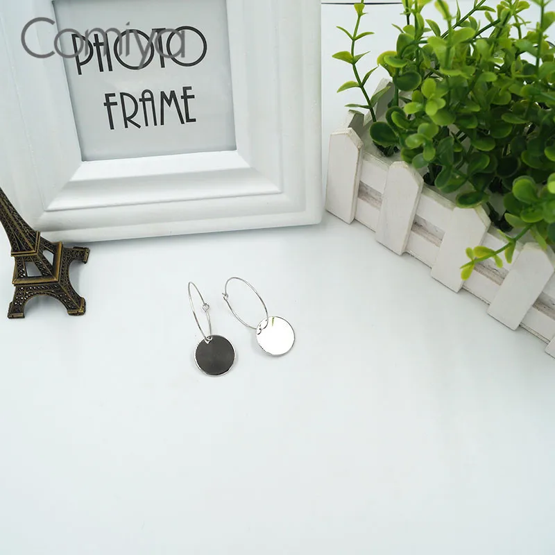 Comiya женские Серьги серебряного цвета из цинкового сплава Boho Punk Aretes De Mujer