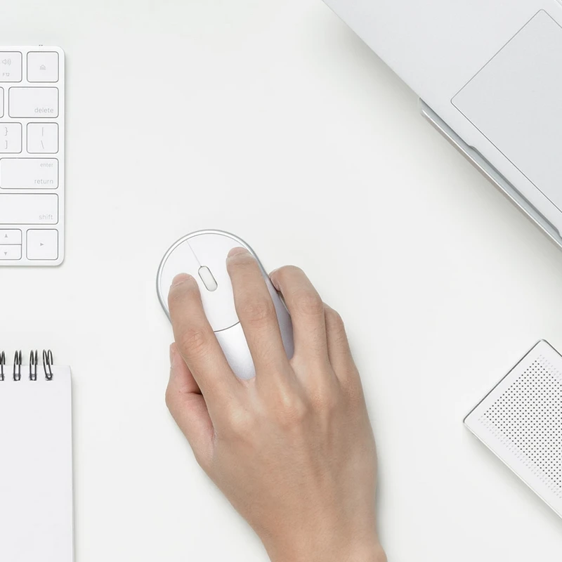 Оригинальный Xiaomi Mouse XMSB01MW портативный беспроводной в наличии Mi Optical Bluetooth 4 0 RF 2 GHz