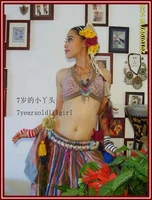 lace tribal belly dance bra top halter neck gothic gypsy bohemian dj18