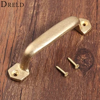 dreld antique pure copper furniture handles brass cabinet knobs and handles door kitchen pull handle chinese furniture hardware