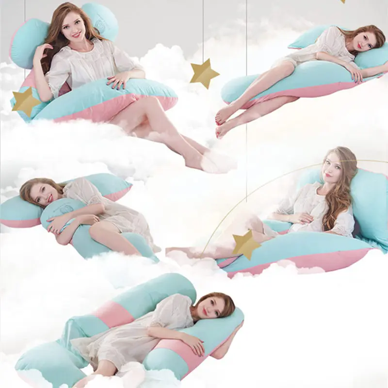 

Pregnant Pillow Protect Waist Side Sleeping Lying Pregnancy Cushions Abdominal Support U-Shaped Multi-function Maternity Pillows