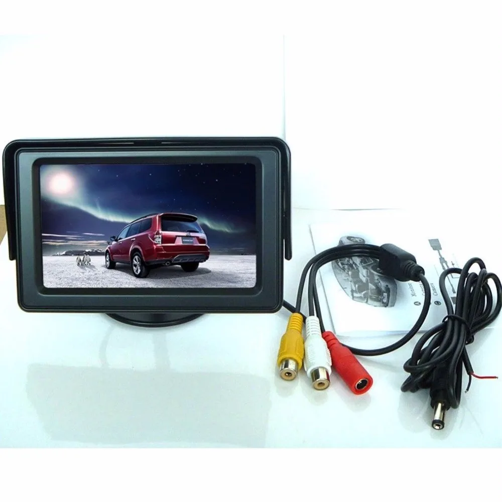 Buyee беспроводной/проводной парковочный монитор 4 3 &quotTFT ЖК-монитор HD