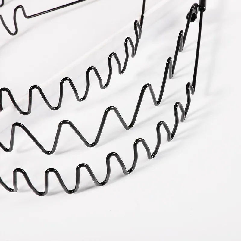 NEW 8types Hot Sale unisex Simple and elegant Wave Shape Black Hair Clips Women And Handsome Men Beauty modeling tool hair clamp |