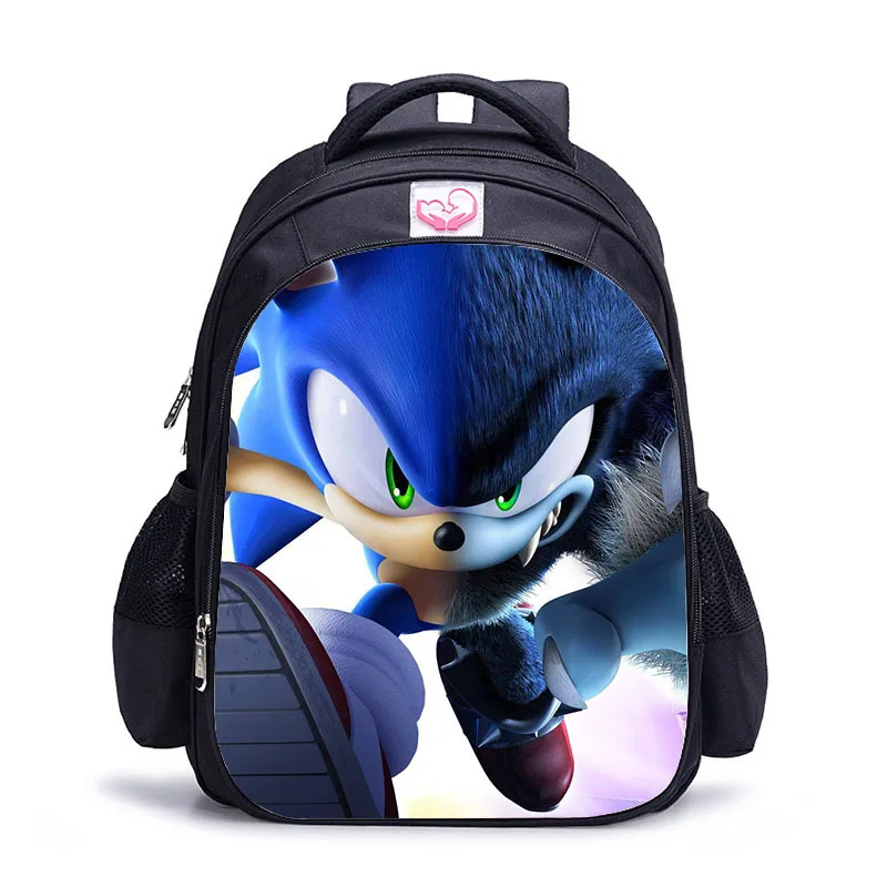Школьный рюкзак Sonic The Hedgehog для мальчиков и девочек подростков милый школьный