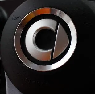 

Автомобильные аксессуары, чехол на руль автомобиля, украшение интерьера автомобиля, металлическое кольцо, Стайлинг для smart fortwo forfour 453