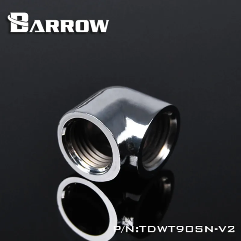 Barrow Двойная Внутренняя резьба G1/4 '' 90 градусов адаптер для водяного