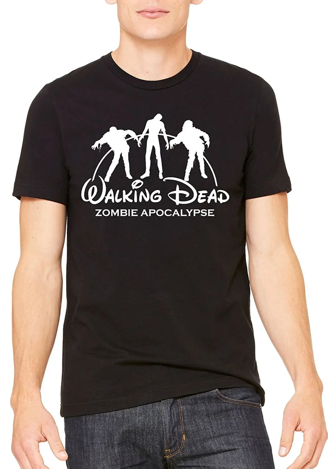 2017 Фитнес Горячее Надувательство The Walking Dead мужская Мода Футболки О Образным